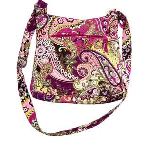 Vera Bradley Pink Paisley Breast Cancer Awareness Crossbody Bag